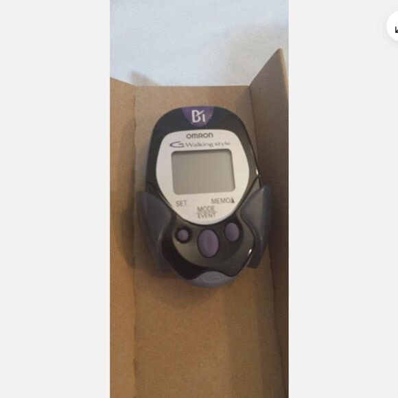 Omron HJ-720ITC Pedometer Black/Gray Pocket Dual Axis w/ Clip & USB Software - Picture 2 of 4